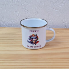 Océliane création tasse acier inoxydable grande sœur