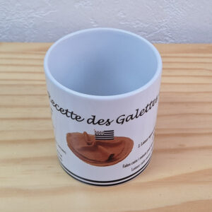 Océliane création tasse galette de Sarazin dessus