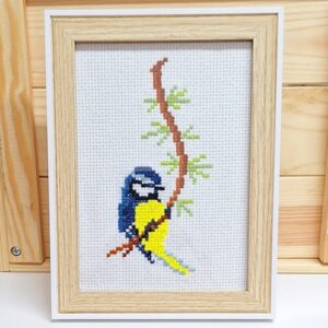 Océliane création broderie oiseau