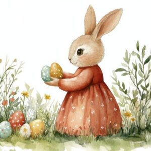 Océliane création lapin de Pâques