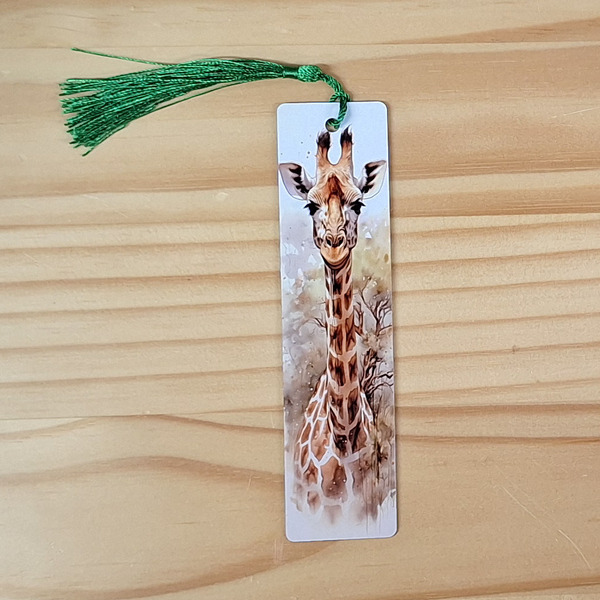 Océliane création marque page girafe