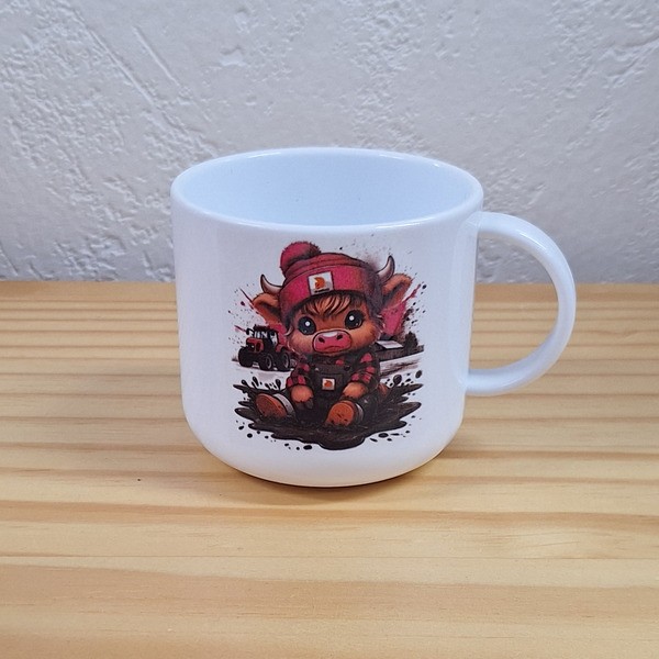 Océliane création mini tasse vache miniature verso