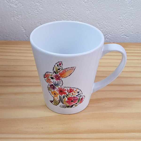 Océliane création Tasse lapin champêtre verso