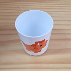 Océliane création Verre polymère dinosaure devant