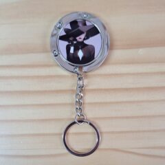 Océliane création accroche sac à main la femme au chapeau