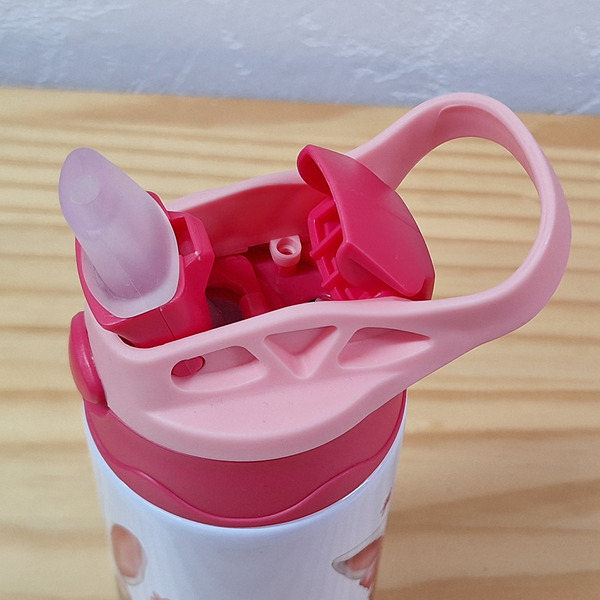 Océliane création gourde lapin stylé dessus bouchon paille