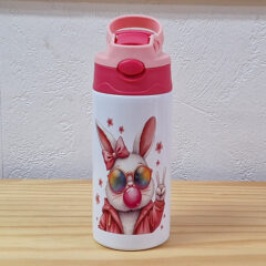 Océliane création gourde lapin stylé face