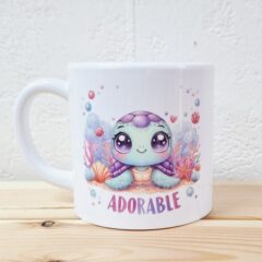 Océliane création Tasse enfant polymère adorable tortue