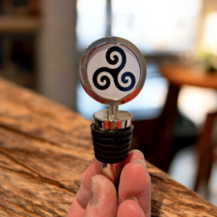 Océliane création bouchon de bouteille triskel breton