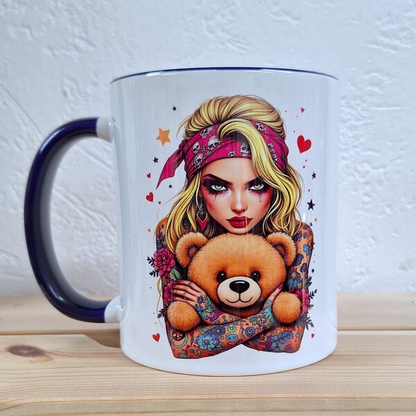 Océliane création tasse rockeuse verso