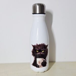 Océliane création bouteille chat râleur